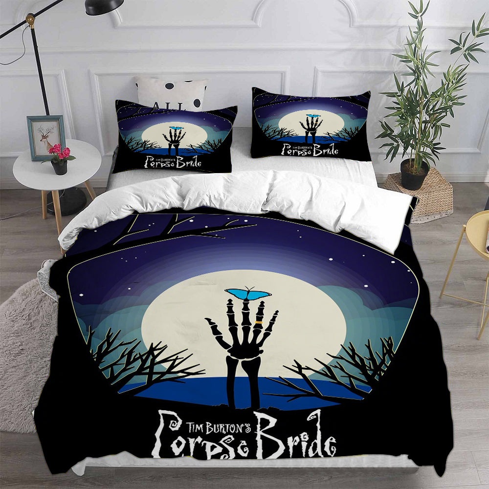 Corpse Bride Bedding Sets Duvet Cover, Flatsheet, Pillowcases For Every Bedroom