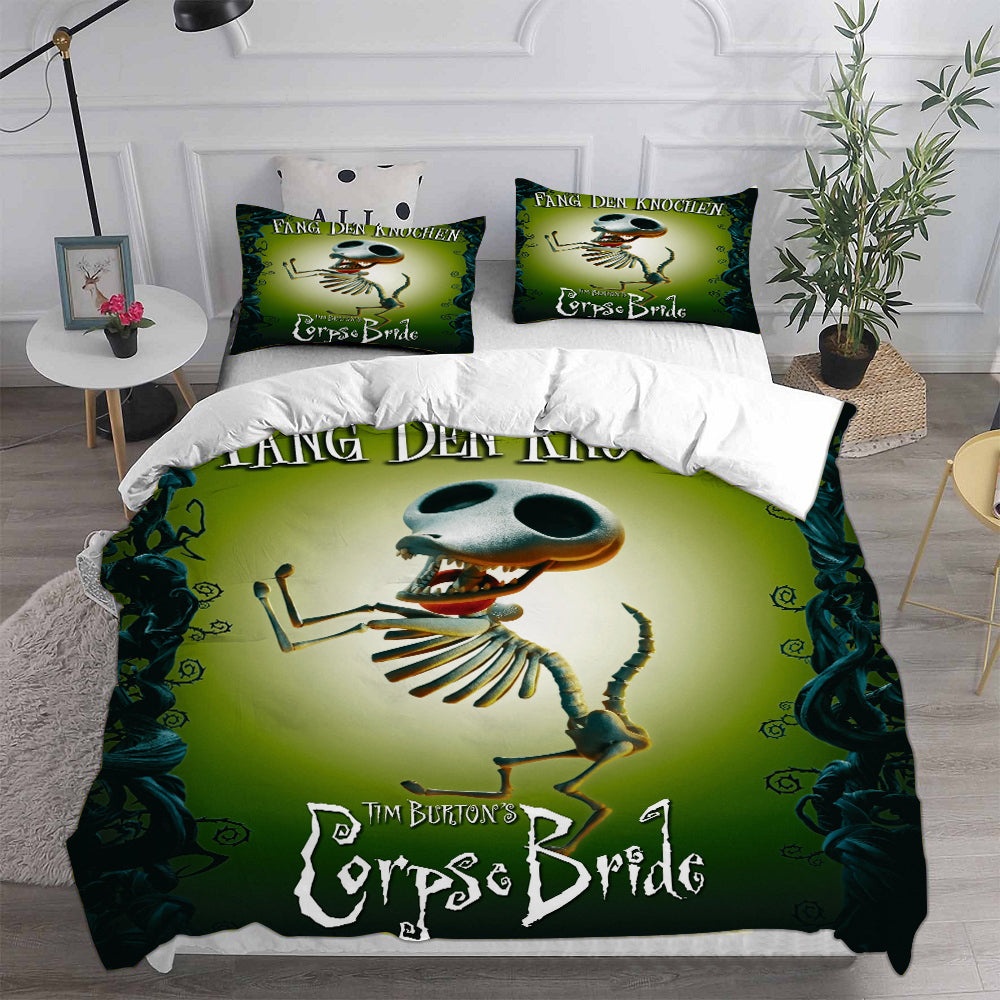 Corpse Bride Bedding Sets Gifts For Family Members On Christmas, Black Friday