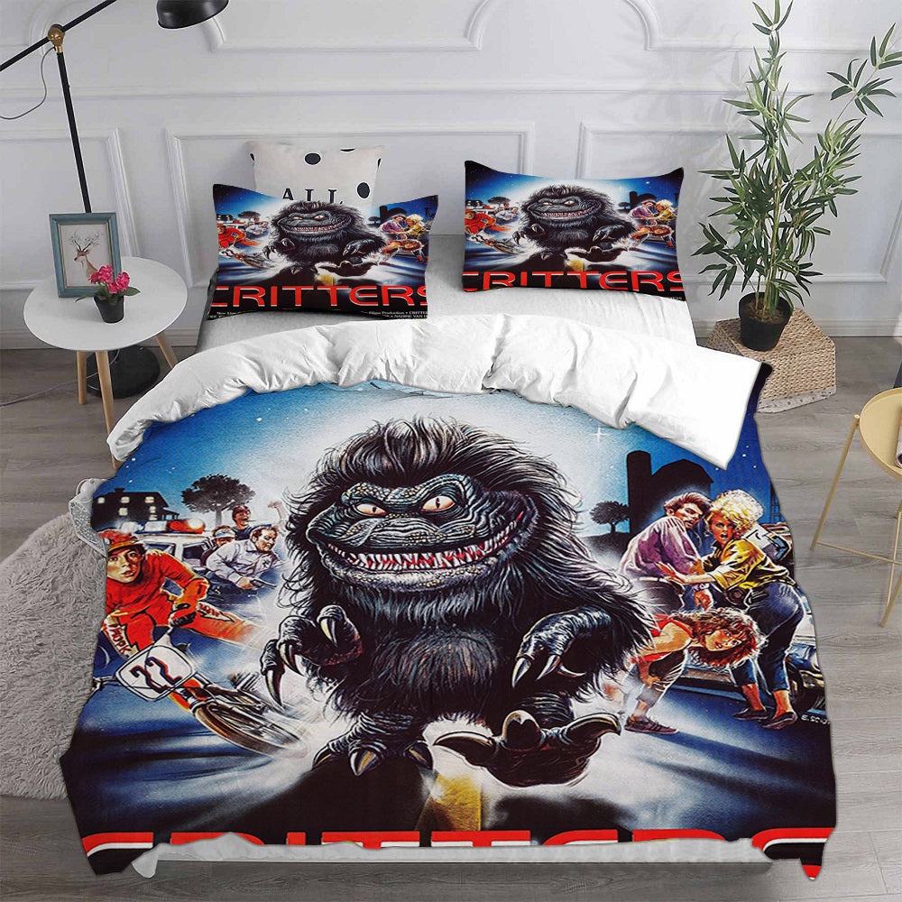 Critters Bedding Sets Duvet Cover, Flatsheet, Pillowcases Perfect Gift For Fans