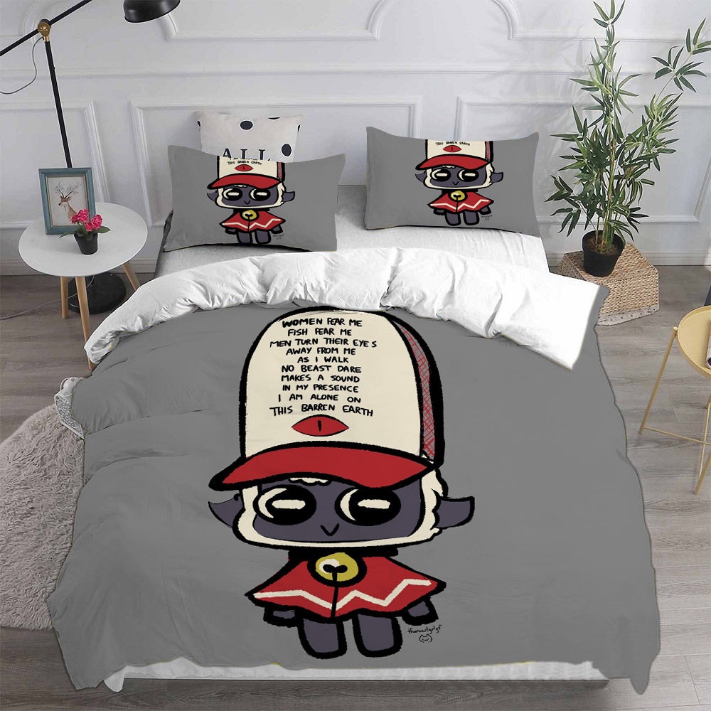 Cult Of The Lamb Bedding Sets Gift For Birthday, Halloween, Christmas, Thanksgiving