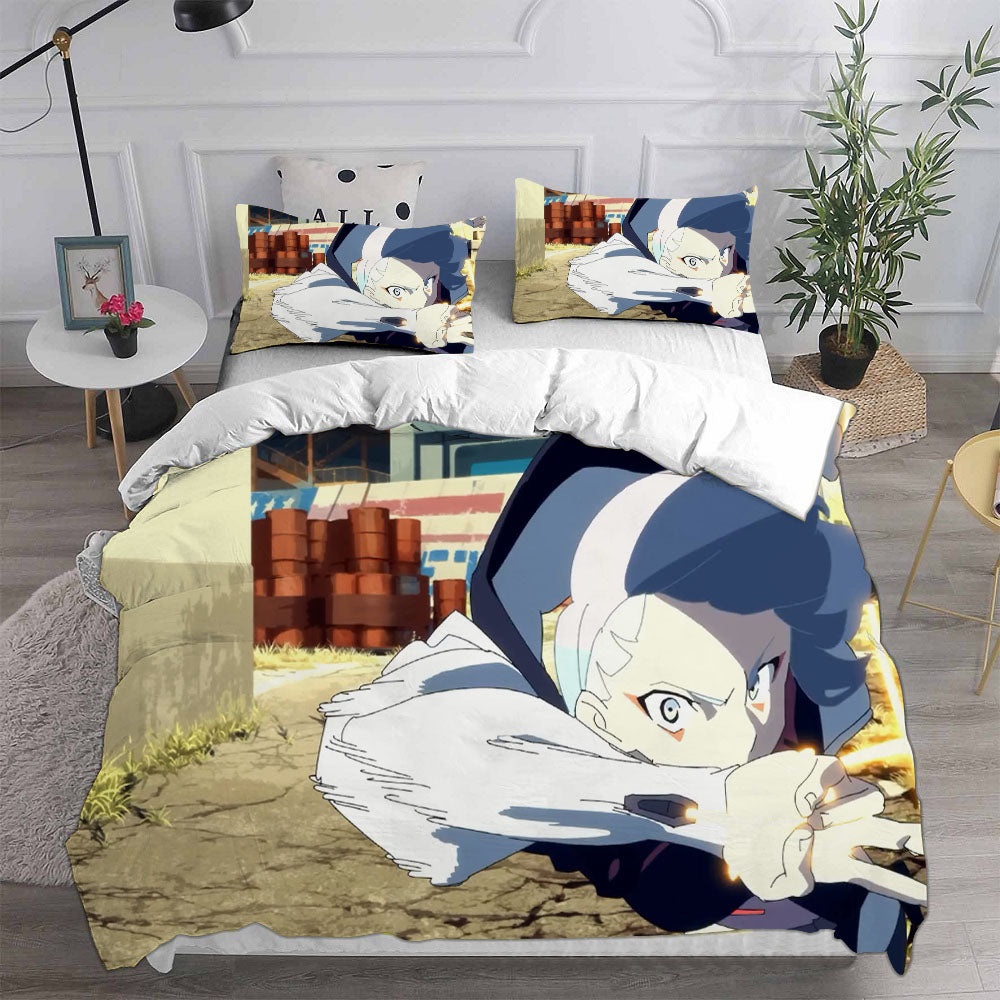 Cyberpunk Edgerunners Bedding Sets Duvet Cover, Flatsheet, Pillowcases Perfect Gift For Fans