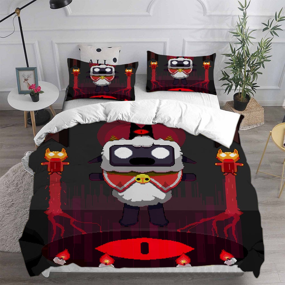 Cult Of The Lamb Bedding Sets Gift For Christmas, Halloween, Black Friday