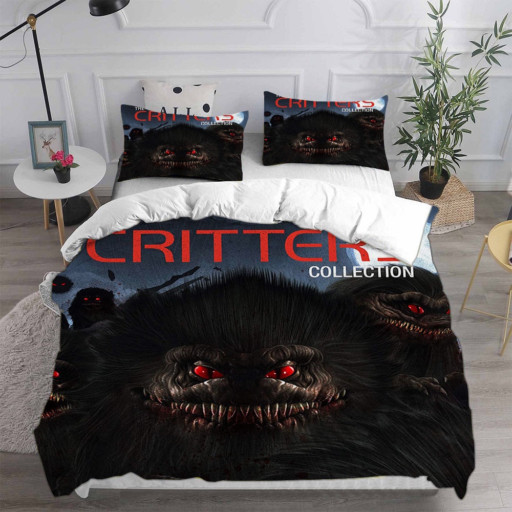 Critters Bedding Sets Gift For Christmas, Halloween, Black Friday