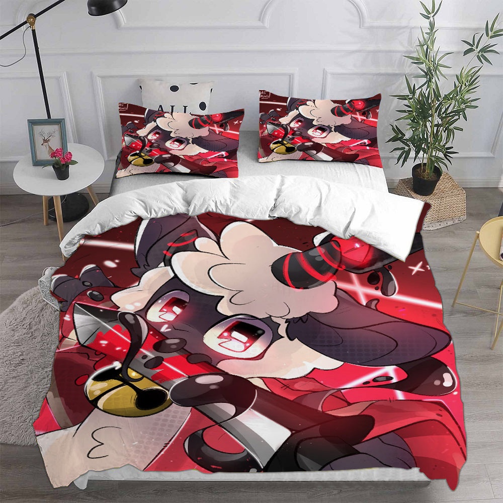 Cult Of The Lamb Bedding Sets Duvet Cover, Flatsheet, Pillowcases Perfect Gift For Fans