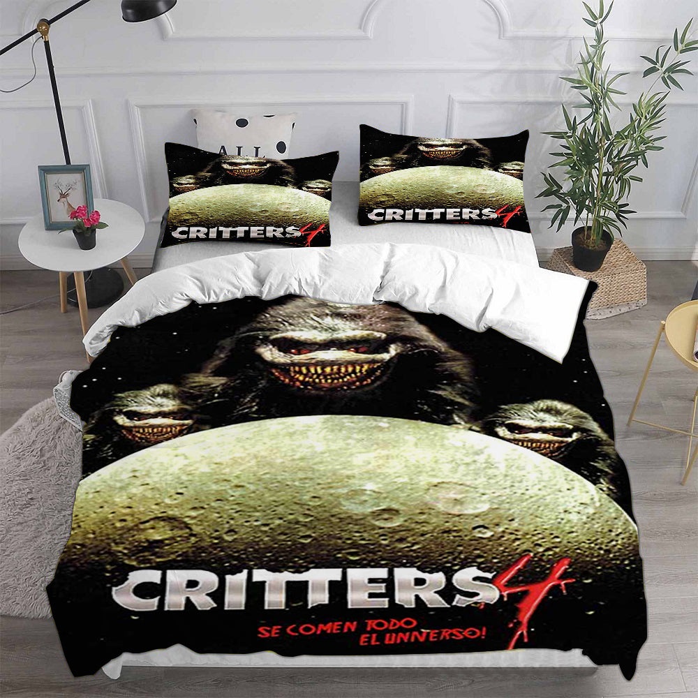 Critters Decorative Bedding Sets For Fan, Halloween, Christmas, Thanksgiving