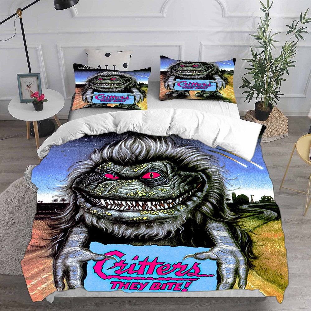 Critters Bedding Sets Gift For Fathers Day, Halloween, Christmas