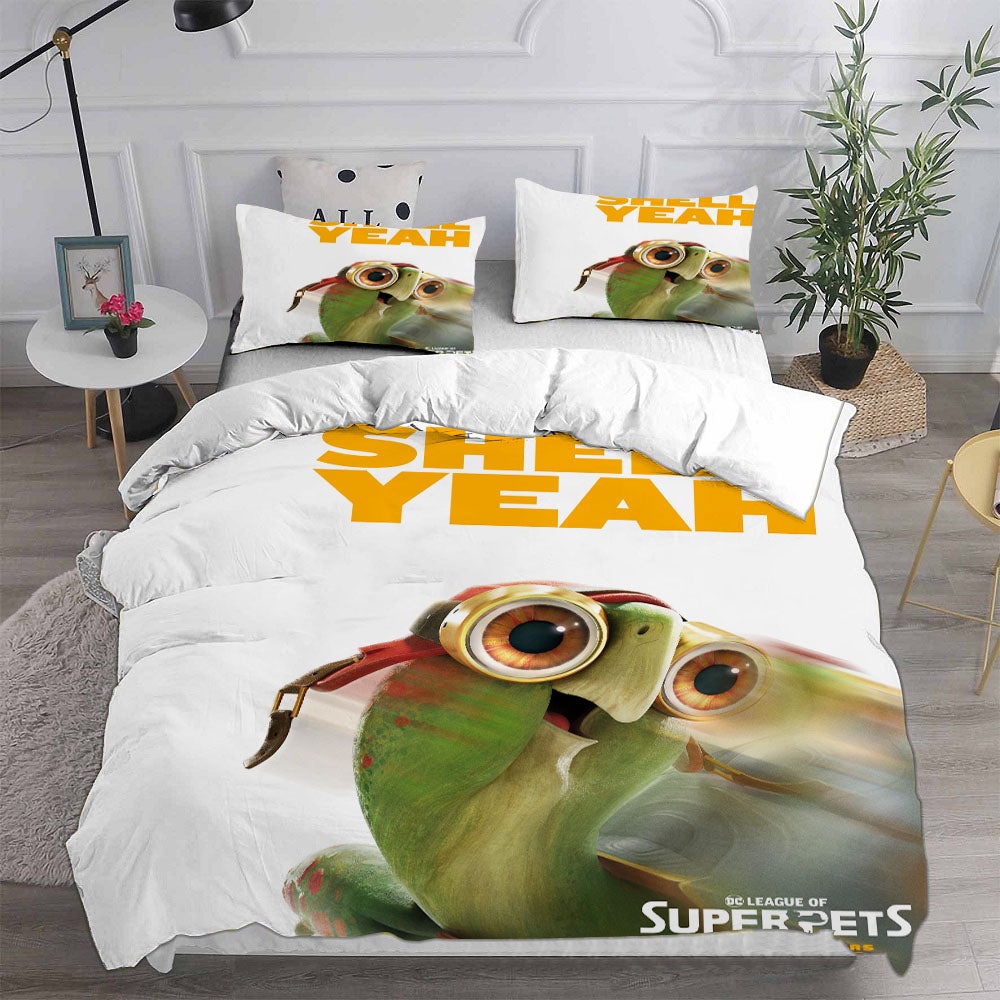 DC League of Super-Pets Bedding Sets Gifts For Family Members On Christmas, Black Friday