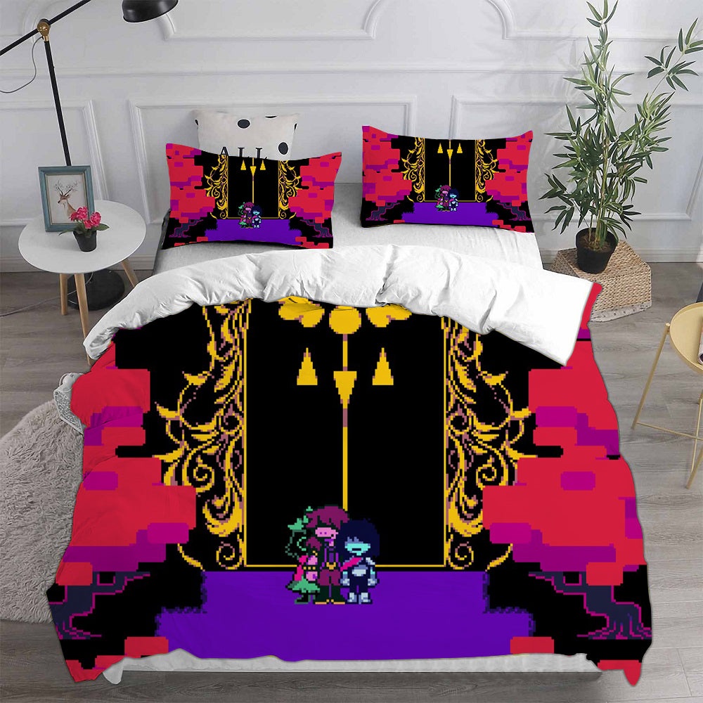 Deltarune Bedding Sets Gift For Christmas, Birthday, Thanksgiving