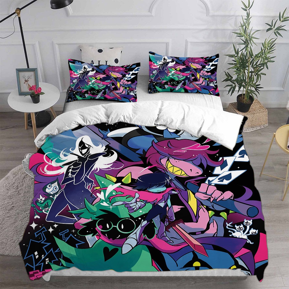 Deltarune Bedding Sets Gift For Christmas, Halloween, Black Friday