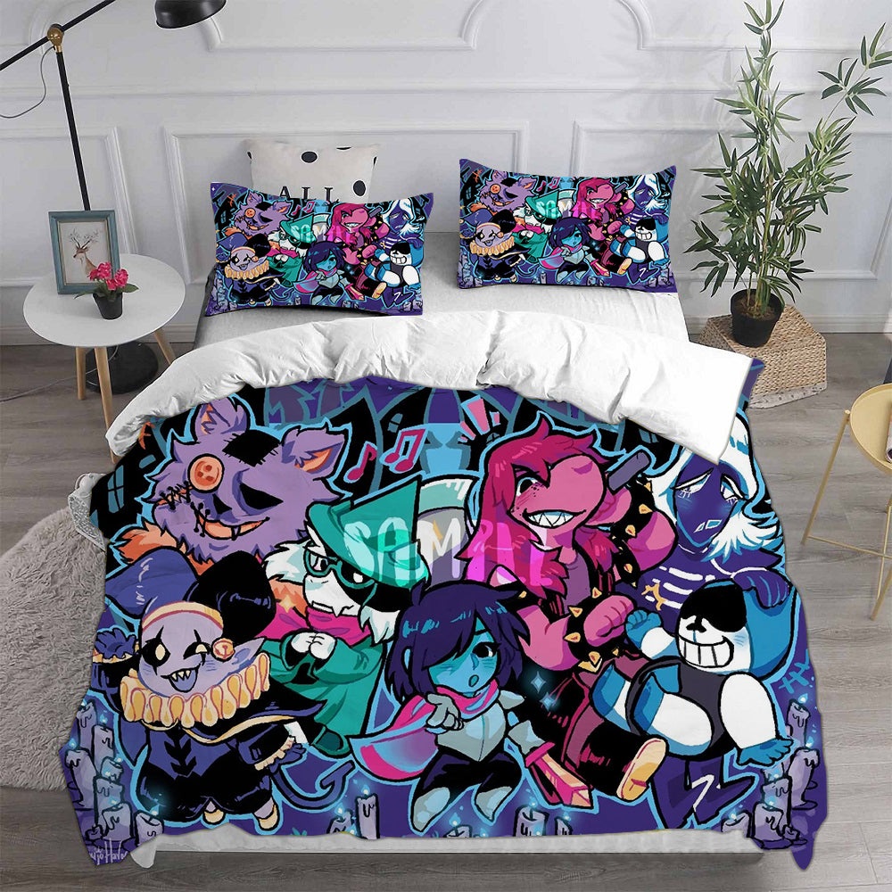 Deltarune Bedding Sets Gift For Fathers Day, Halloween, Christmas