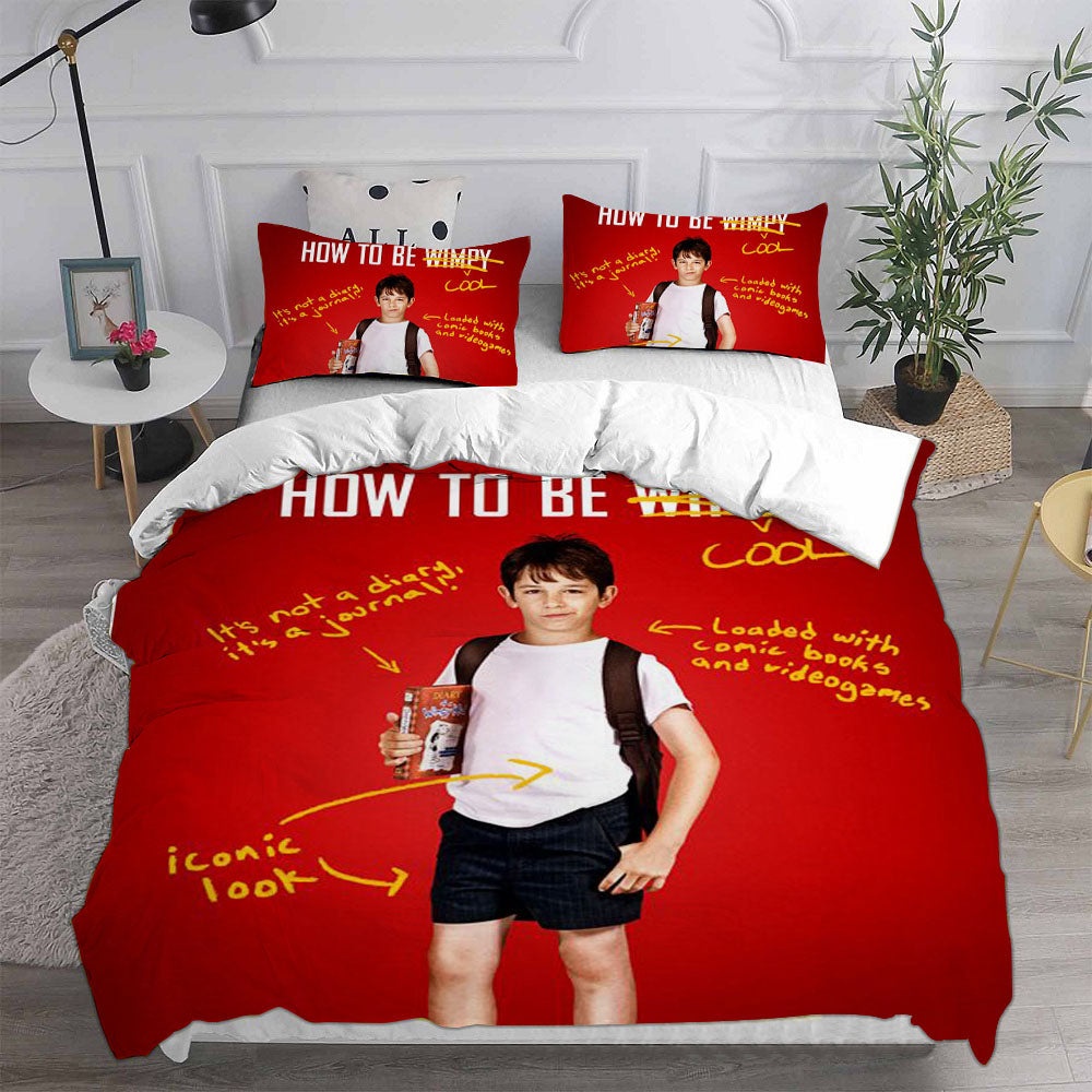 Diary of a Wimpy Kid Bedding Sets Gift For Christmas, Halloween, Black Friday
