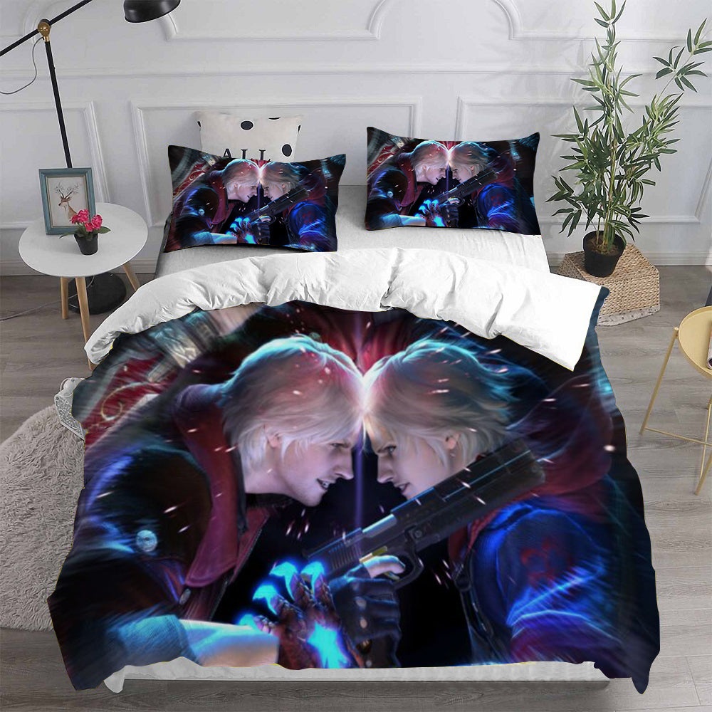 Devil May Cry Bedding Sets Gift For Christmas, Birthday, Thanksgiving