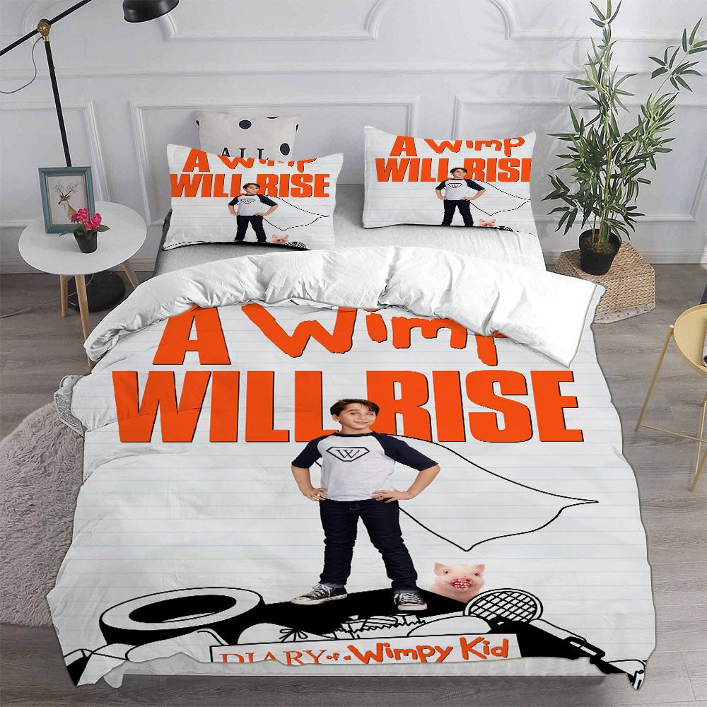 Diary of a Wimpy Kid Bedding Sets Gifts For Family Members On Christmas, Black Friday