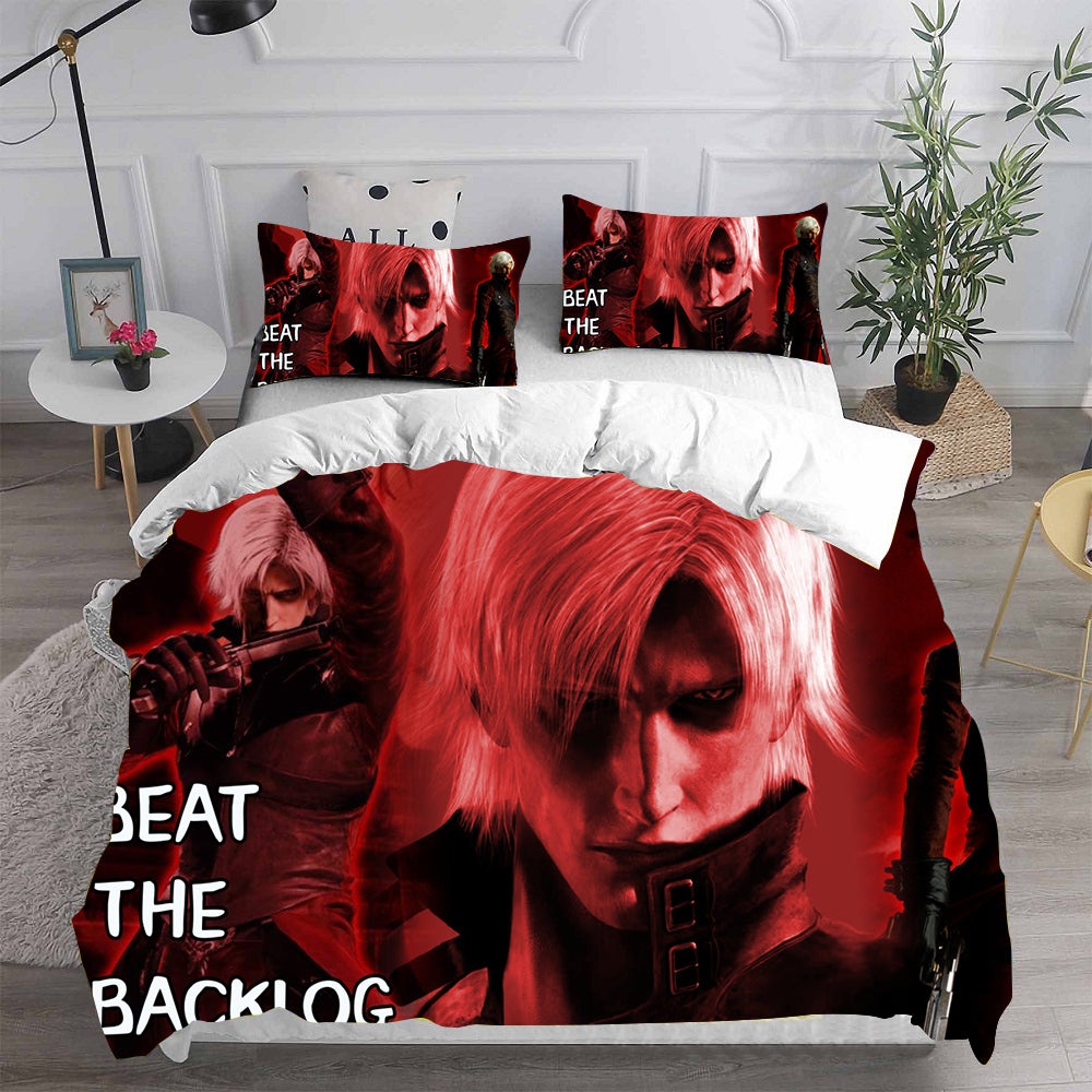 Devil May Cry Bedding Sets Gift For Christmas, Thanksgiving, Halloween