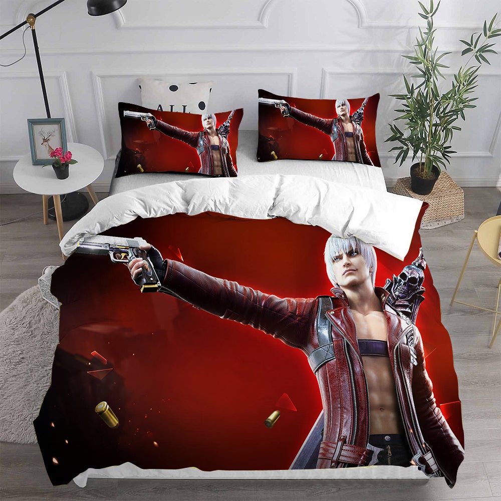 Devil May Cry Bedding Sets Gift For Christmas, Halloween, Black Friday
