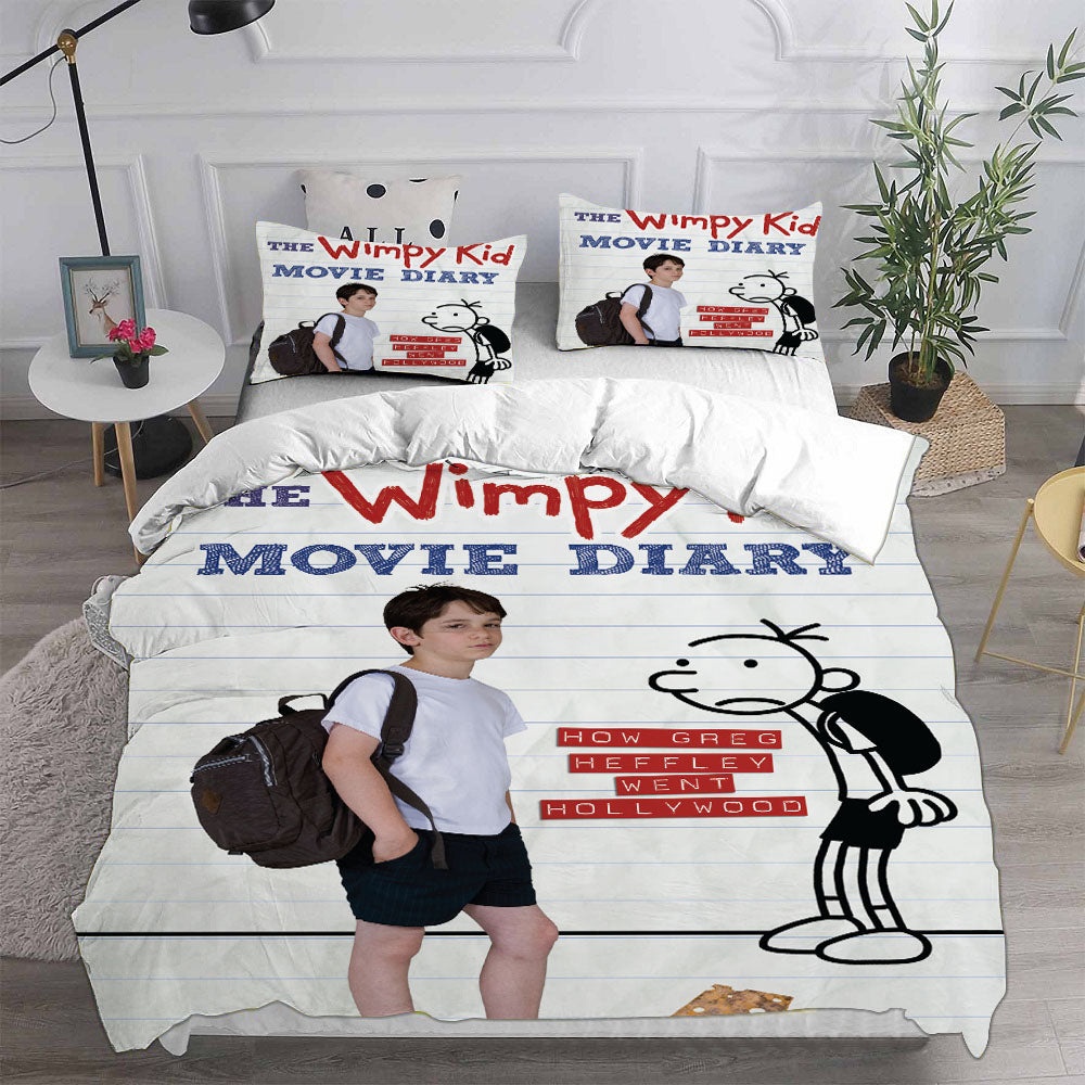 Diary of a Wimpy Kid Bedding Sets Gift For Wife, Husband, Besties