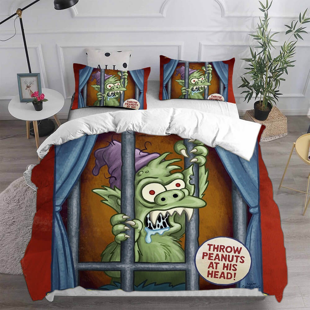 Disenchantment Bedding Sets Gift For Halloween, Thanksgiving, Christmas
