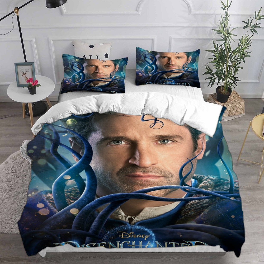 Disenchanted Bedding Sets Gift For Fathers Day, Halloween, Christmas