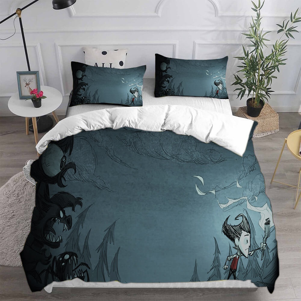 Dont Starve Bedding Sets Duvet Cover, Flatsheet, Pillowcases Perfect Gift For Fans