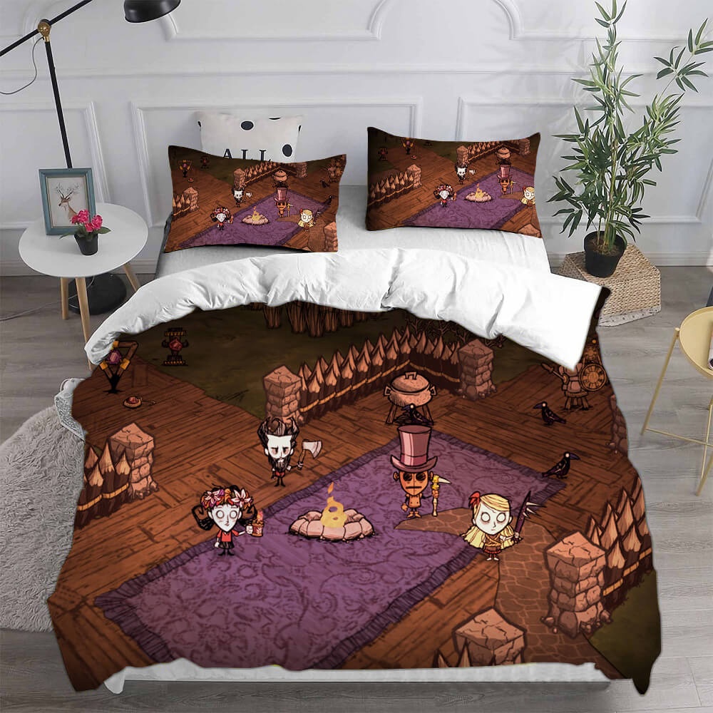 Dont Starve Bedding Sets Gift For Christmas, Thanksgiving, Halloween