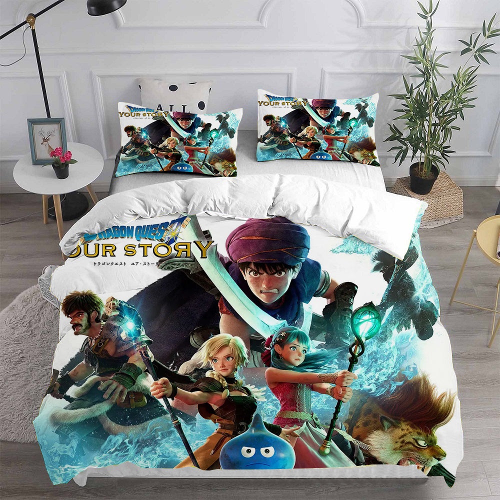 Dragon Quest: Your Story Bedding Sets Gift For Fathers Day, Halloween, Christmas