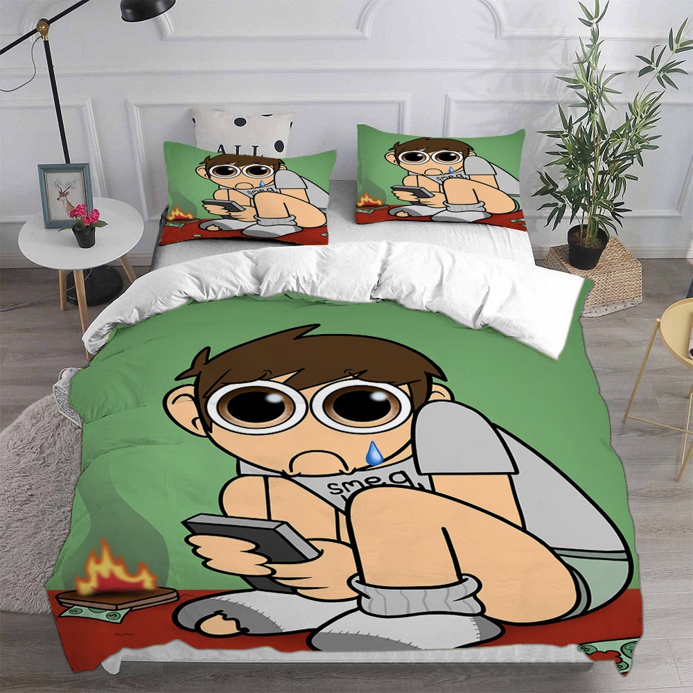 Eddsworld Bedding Sets Duvet Cover, Flatsheet, Pillowcases Perfect Gift For Fans