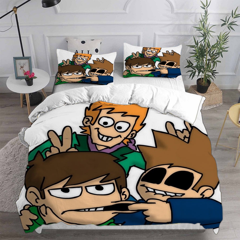 Eddsworld Bedding Sets Gift For Christmas, Thanksgiving, Halloween