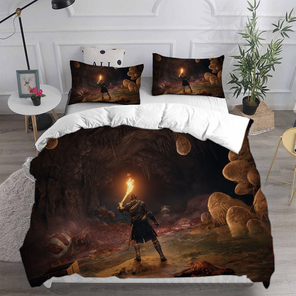 Elden Ring Bedding Sets Gift For Christmas, Halloween, Black Friday