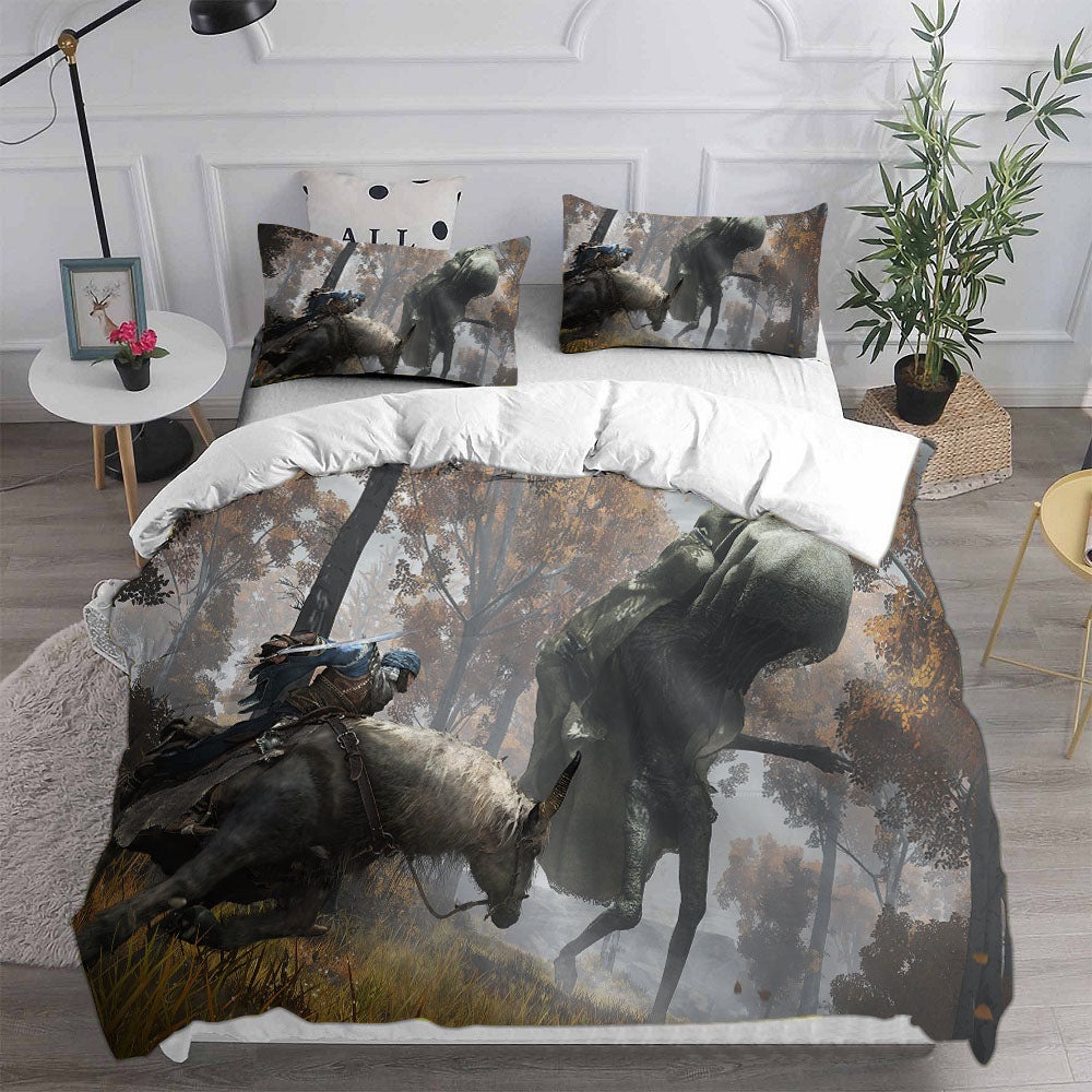 Elden Ring Bedding Sets Duvet Cover, Flatsheet, Pillowcases Perfect Gift For Fans