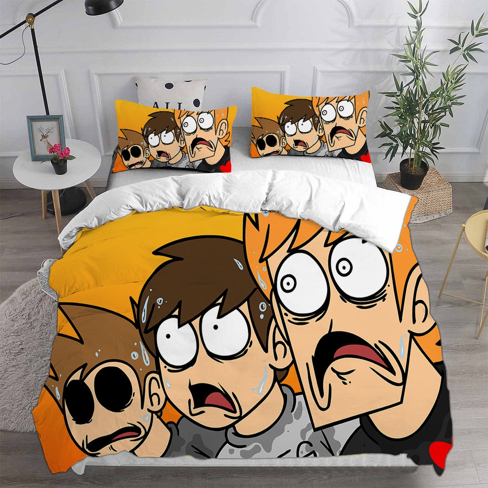 Eddsworld Decorative Bedding Sets For Fan, Halloween, Christmas, Thanksgiving