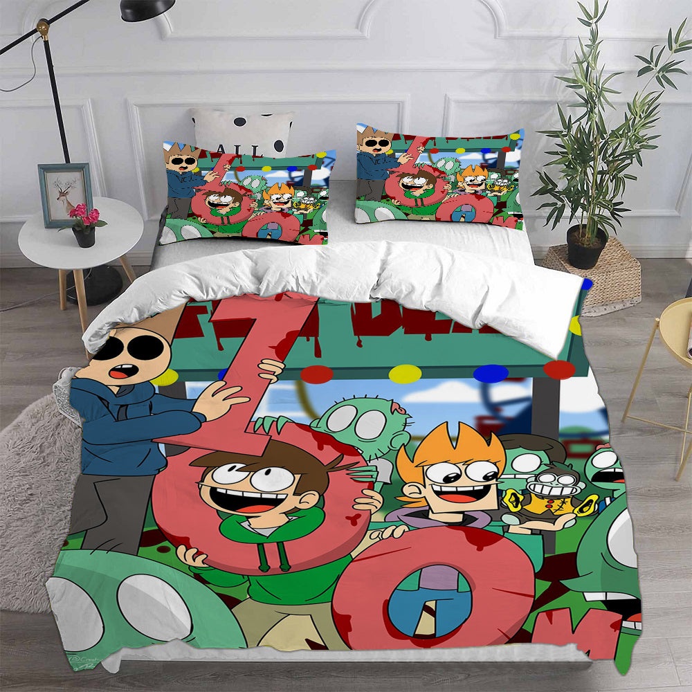 Eddsworld Bedding Sets Gift For Christmas, Birthday, Thanksgiving