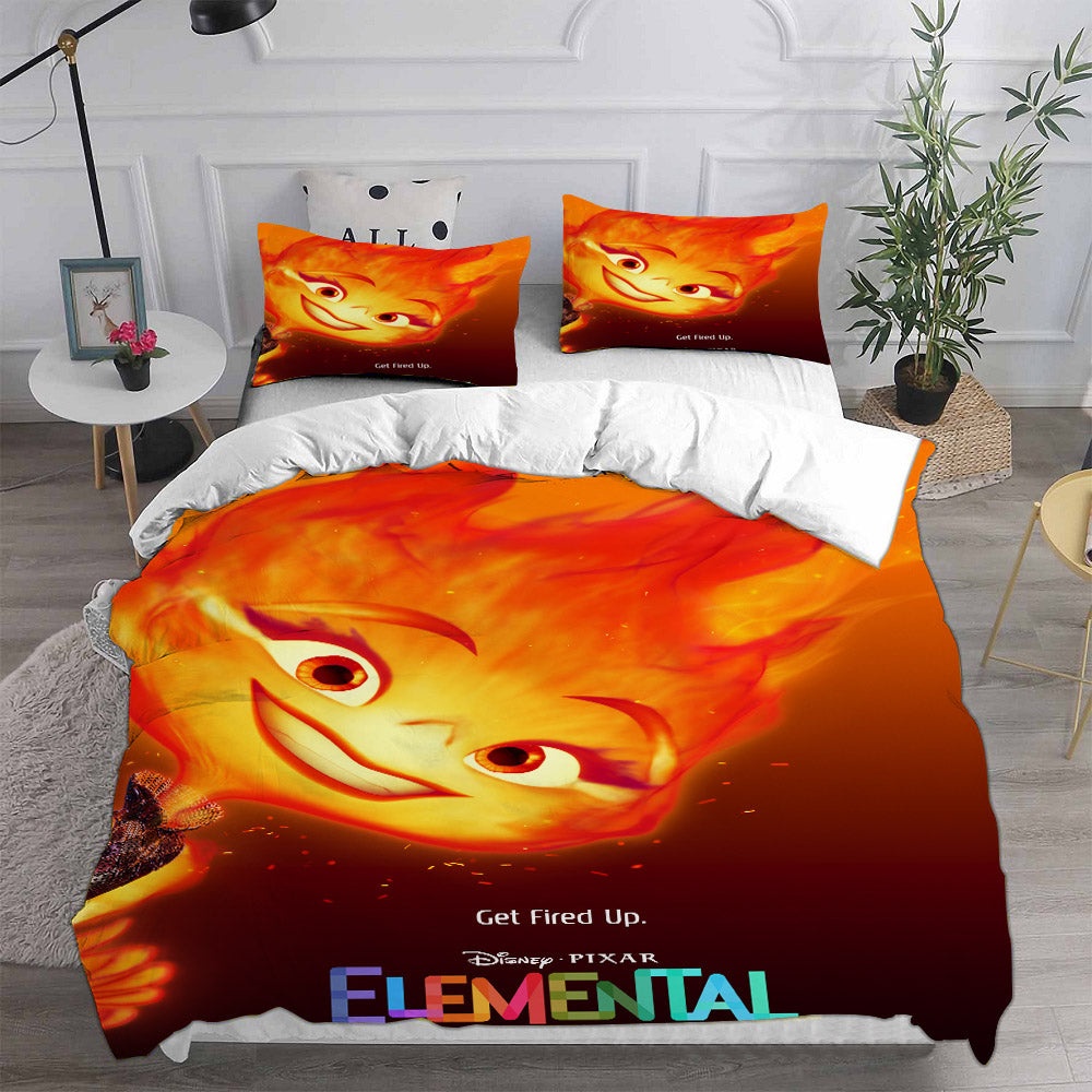 Elemental Bedding Sets Gift For Fathers Day, Halloween, Christmas