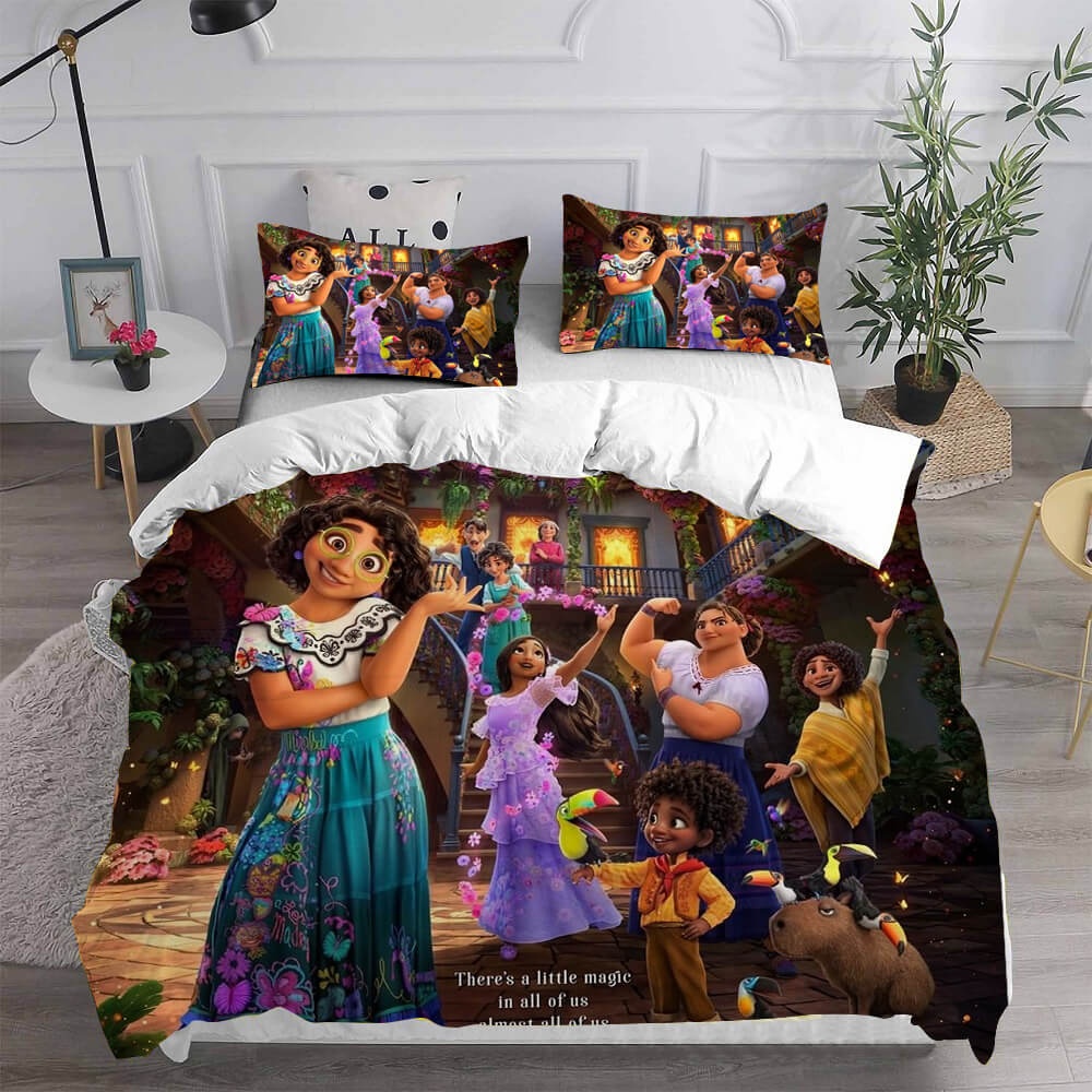 Encanto Bedding Sets Gift For Birthday, Halloween, Christmas, Thanksgiving