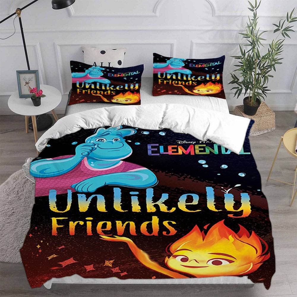 Elemental Bedding Sets Gift For Birthday, Halloween, Christmas, Thanksgiving