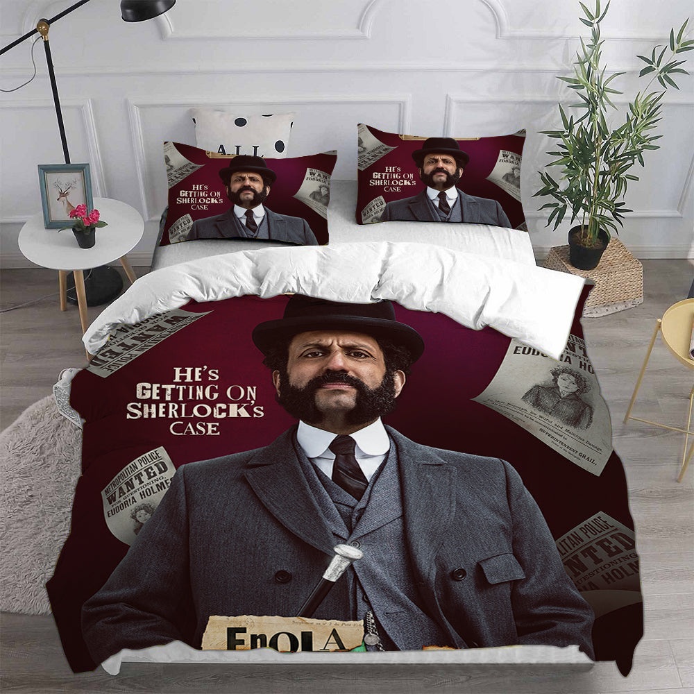 Enola Holmes Bedding Sets Duvet Cover, Flatsheet, Pillowcases For Every Bedroom