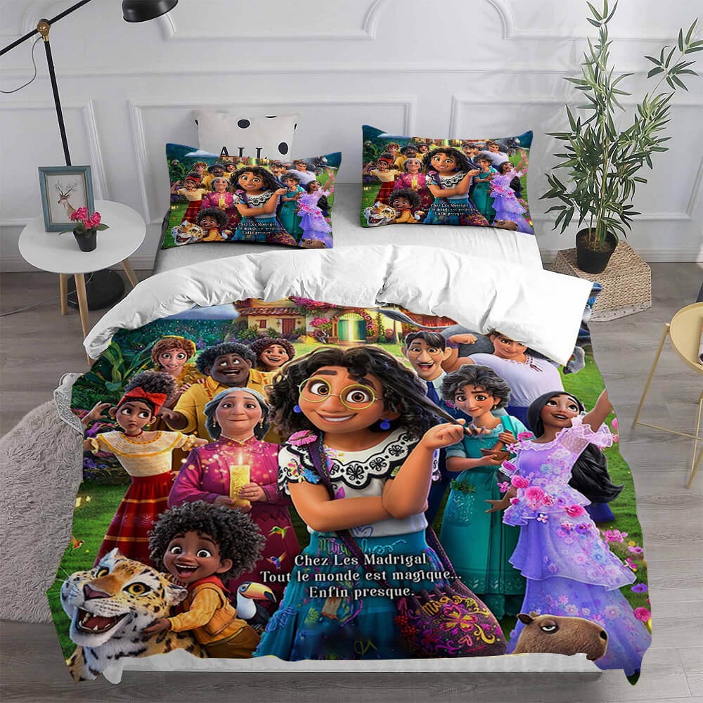 Encanto Decorative Bedding Sets For Fan, Halloween, Christmas, Thanksgiving