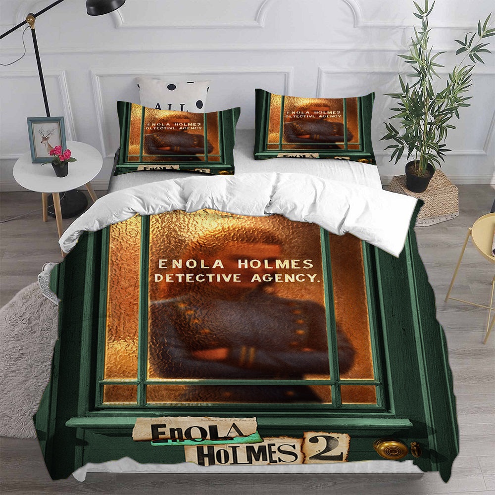 Enola Holmes Bedding Sets Gift For Wife, Husband, Besties