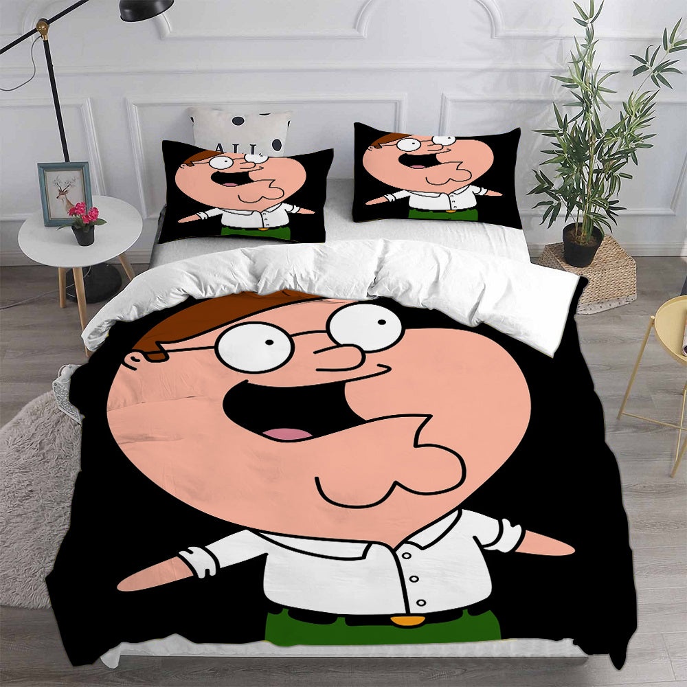 Family Guy Bedding Sets Duvet Cover, Flatsheet, Pillowcase For Your Lover