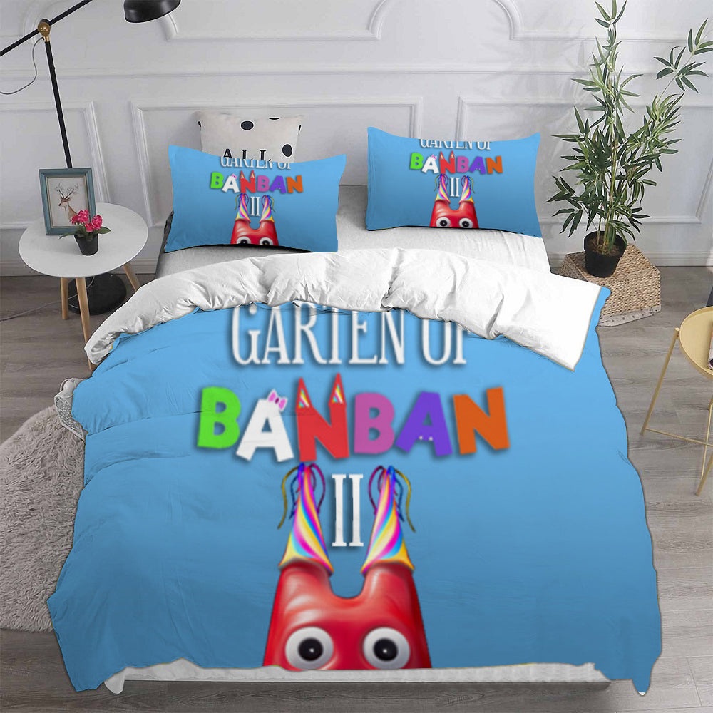 Escape Evil Garten of Ban-ban Bedding Sets Duvet Cover, Flatsheet, Pillowcases For Every Bedroom