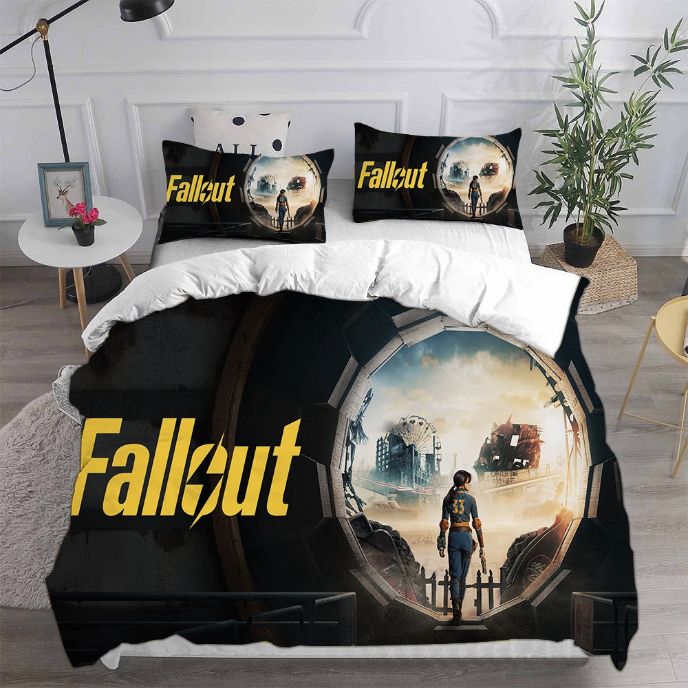 Fallout Bedding Sets Gift For Christmas, Thanksgiving, Halloween