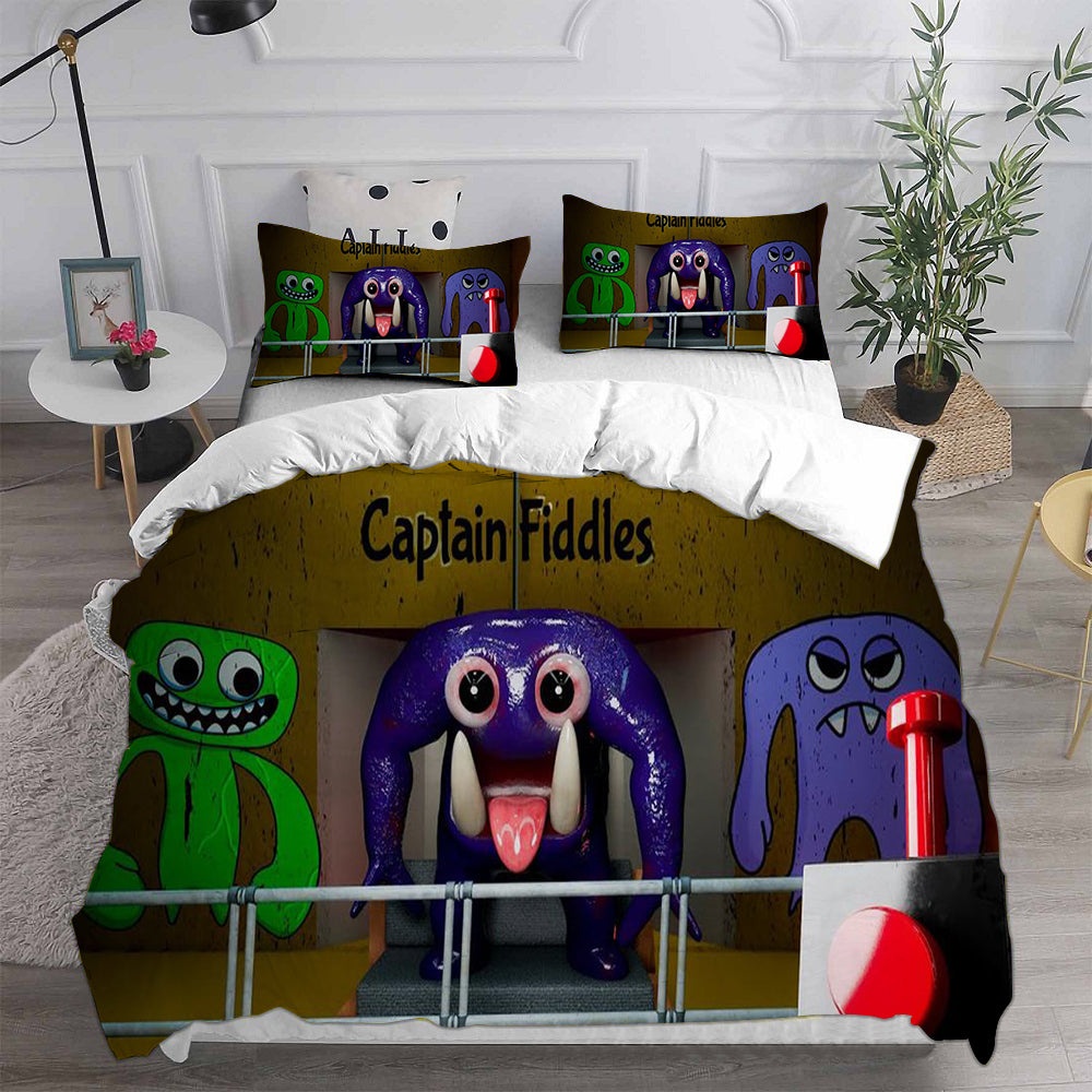 Escape Evil Garten of Ban-ban Bedding Sets Duvet Cover, Flatsheet, Pillowcases Perfect Gift For Fans
