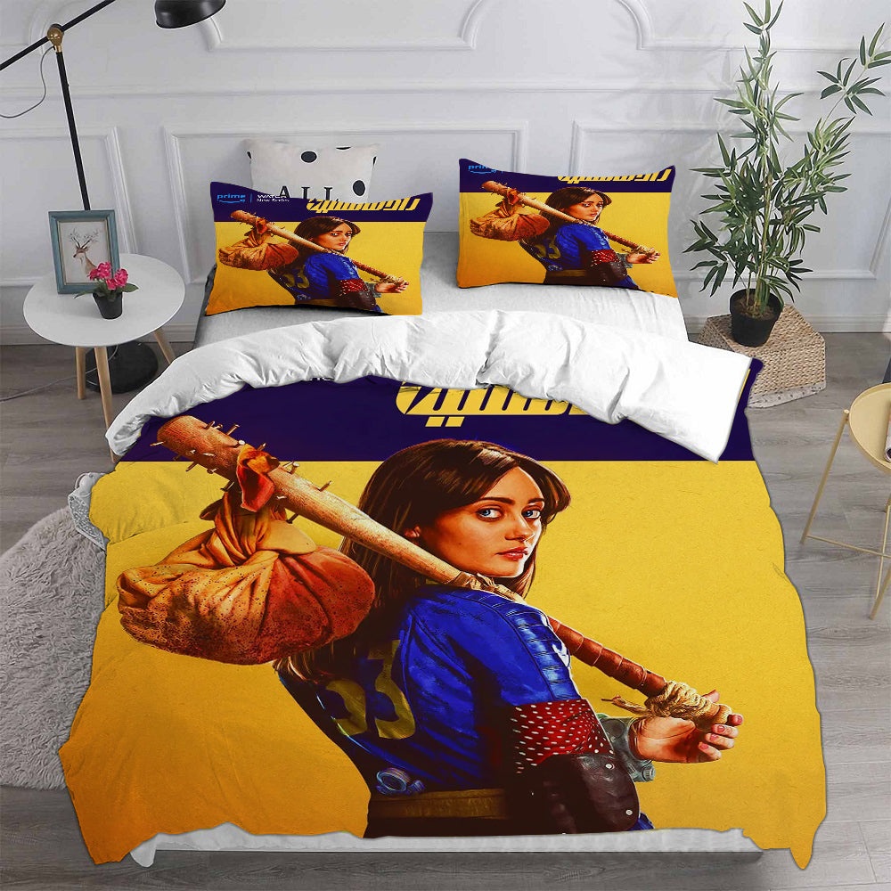 Fallout Bedding Sets Duvet Cover, Flatsheet, Pillowcases Perfect Gift For Fans
