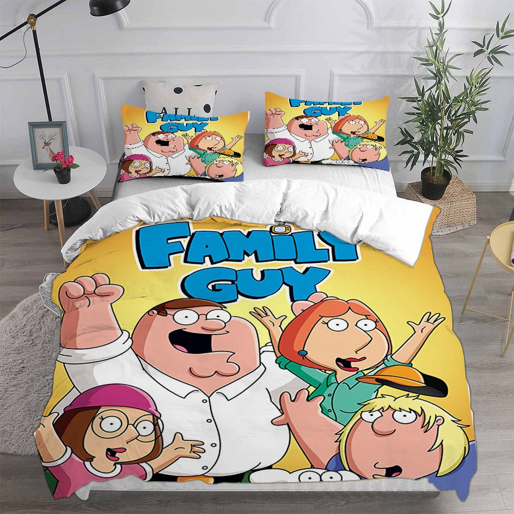 Family Guy Bedding Sets Duvet Cover, Flatsheet, Pillowcases For Every Bedroom