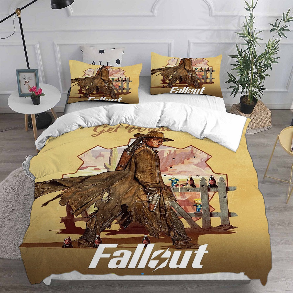Fallout Bedding Sets Gift For Halloween, Thanksgiving, Christmas
