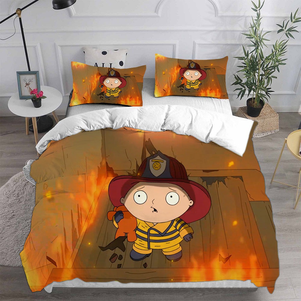 Family Guy Decorative Bedding Sets For Fan, Halloween, Christmas, Thanksgiving