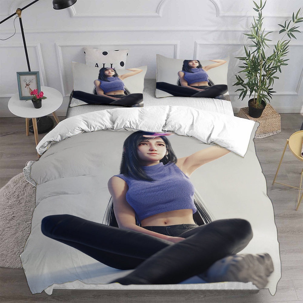Final Fantasy VII Remake Bedding Sets Duvet Cover, Flatsheet, Pillowcases For Every Bedroom