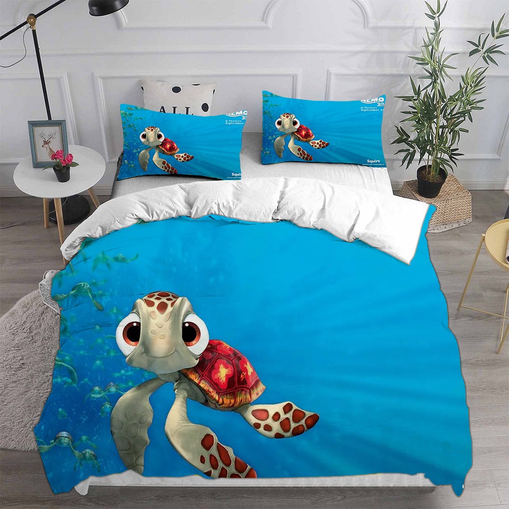 Finding Nemo Bedding Sets Duvet Cover, Flatsheet, Pillowcases Perfect Gift For Fans