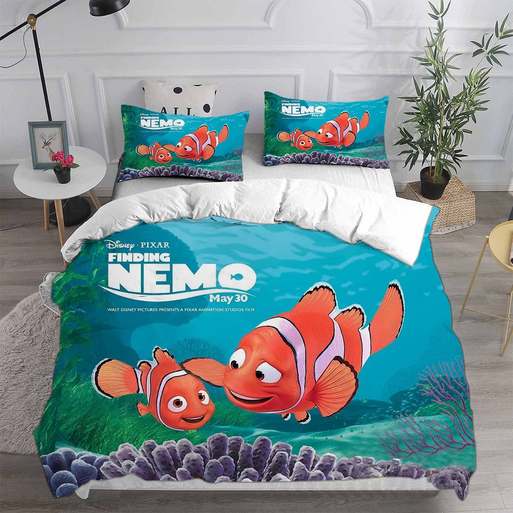 Finding Nemo Decorative Bedding Sets For Fan, Halloween, Christmas, Thanksgiving