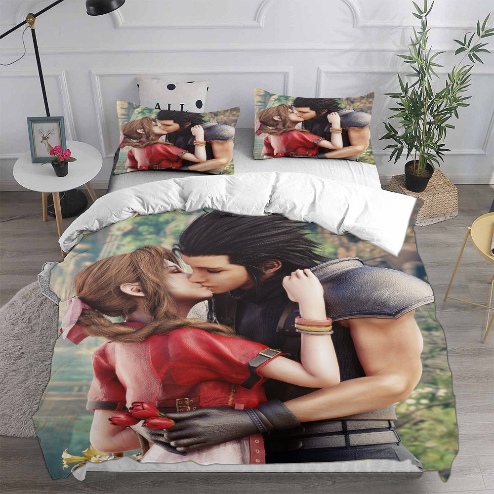 Final Fantasy VII Remake Bedding Sets Gifts For Family Members On Christmas, Black Friday