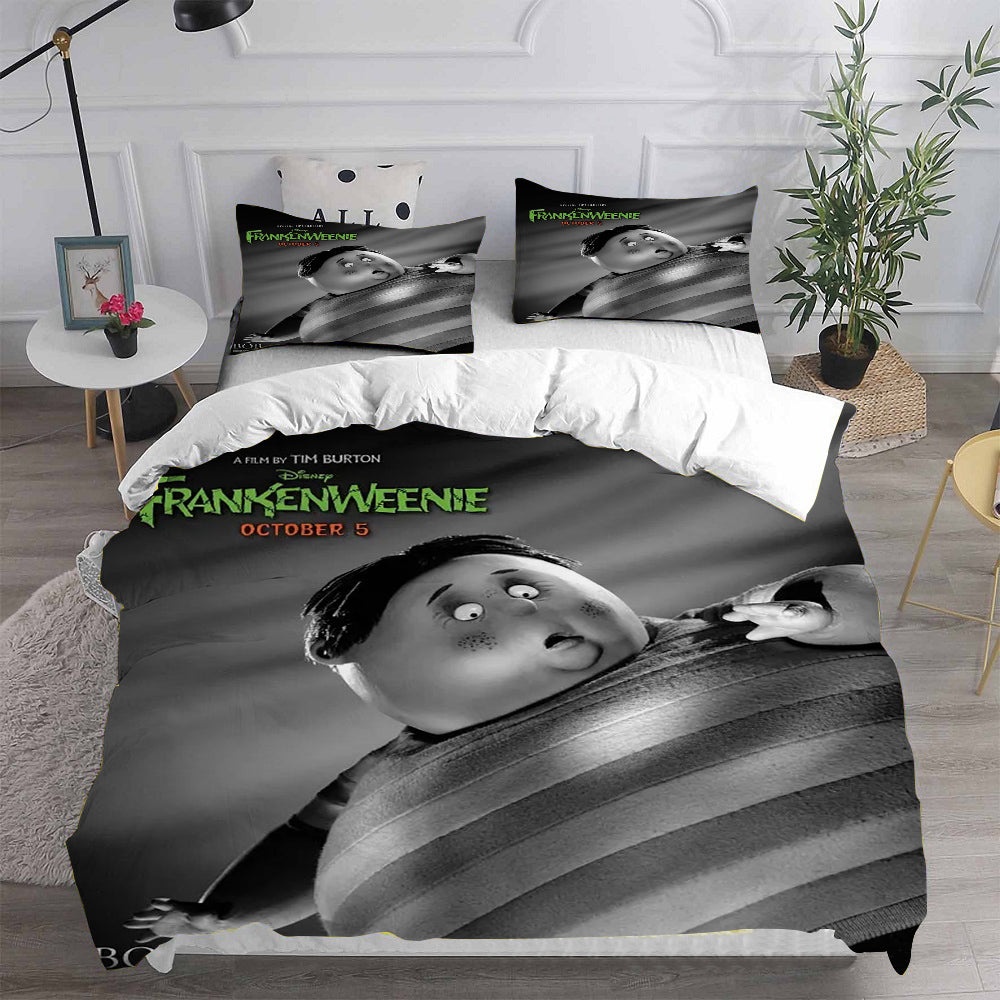 Frankenweenie Bedding Sets Gift For Birthday, Halloween, Christmas, Thanksgiving
